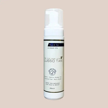 Rapid Tan Mousse 200ml Lusso Tan